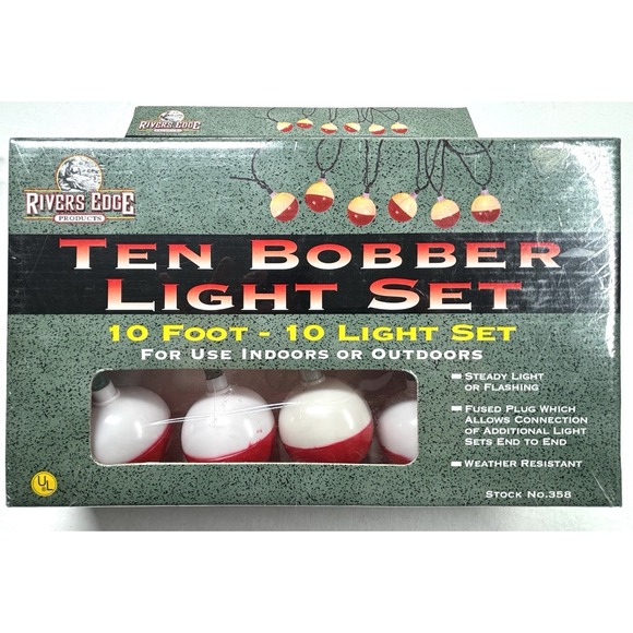 3 Rivers Edge Cowboy Boots Lights 10Ft Light Sets‎ LOT Fishing Texas Floats NIB - Picture 5 of 8